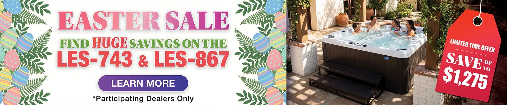 Calspas hot tub being used in a family setting - Baldwin Park