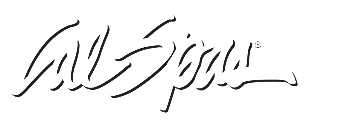 Calspas White logo hot tubs spas for sale Baldwin Park